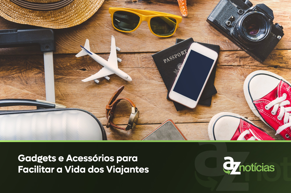 Gadgets e acessórios para viajantes