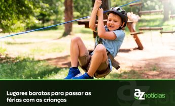 Lugares baratos para passar as férias com as crianças