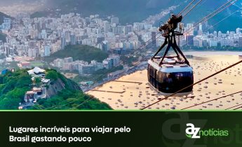 Lugares incríveis para viajar pelo Brasil gastando pouco