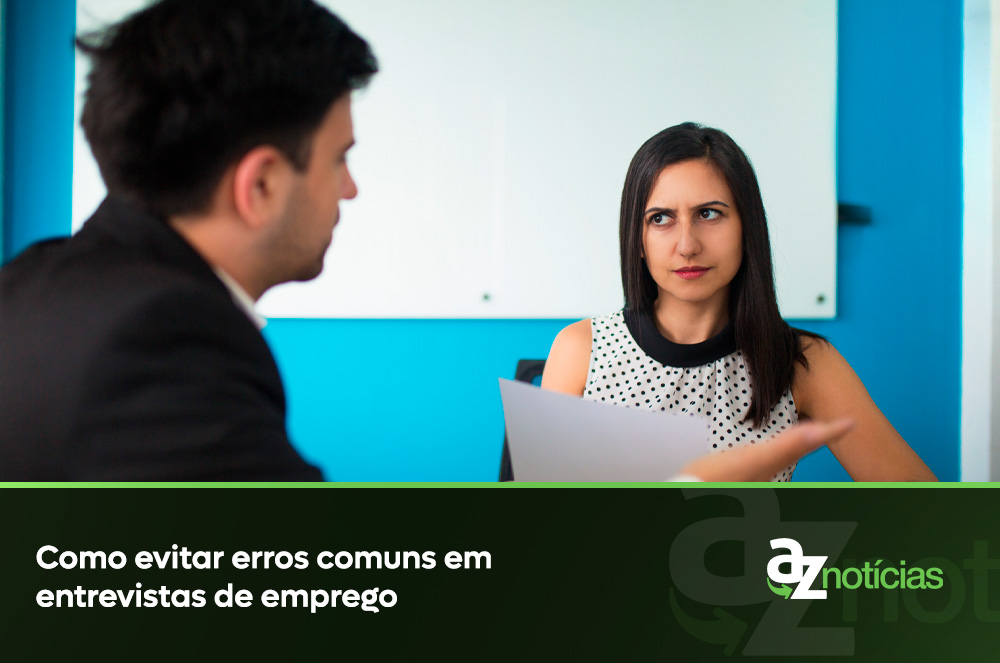evitar erros na entrevista de emprego