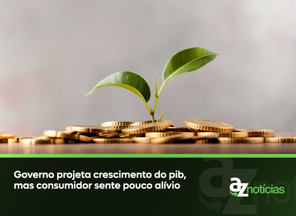 Governo projeta crescimento do pib, mas consumidor sente pouco alívio