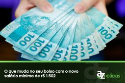 O que muda no seu bolso com o novo salário mínimo de R$ 1.502
