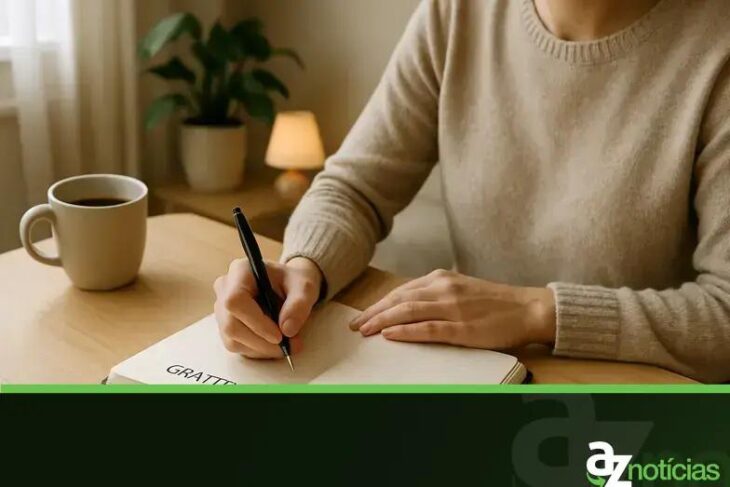 Diário Gratidão, Cultivar Positividade, Exercício de Gratidão, Felicidade Diária.
