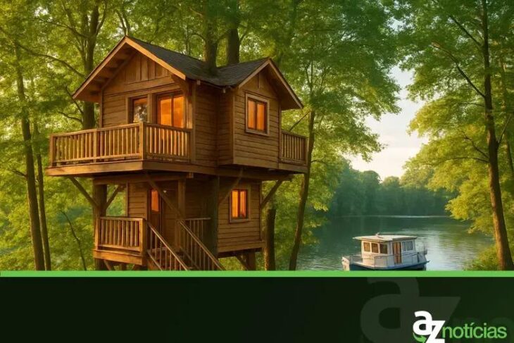 Hospedagem Única, Acomodação Alternativa, Casas na Árvore, Barcos Casa.
