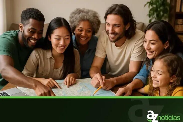 Viagem em Grupo, Planejamento Colaborativo, Roteiro Amigos, Logística Viagem Família.