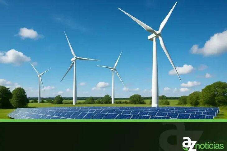Energia Renovável Investimento, Crescimento Energia Limpa, Setor Eólico e Solar, Futuro Energético.