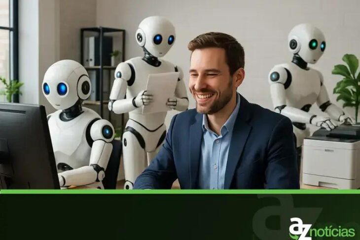 IA e Automação, Tarefas Repetitivas, Produtividade IA, Tempo para Criatividade.