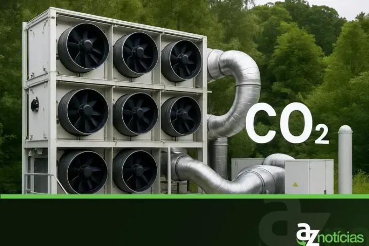 O Aspirador de Carbono: As Inovações Tecnológicas Que Prometem Limpar o CO2 da Atmosfera