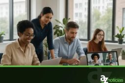 Trabalho Híbrido, Gestão de Equipes Remotas, Colaboração Digital, Futuro do Trabalho.