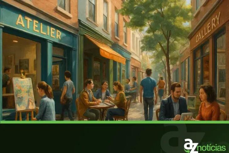Ateliês e Café: Como a Economia Criativa Revitaliza Centros Urbanos e Geração de Renda Local