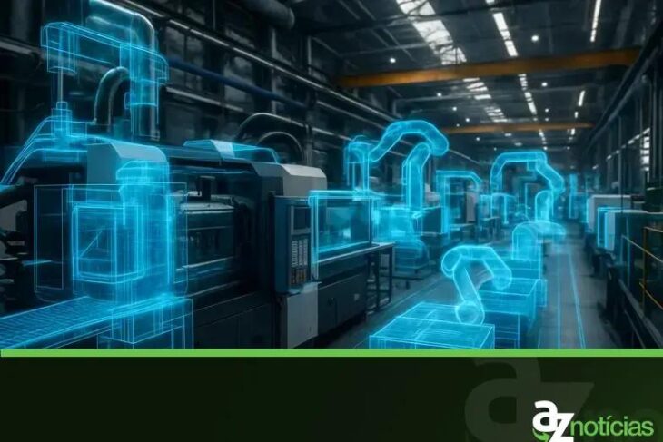 Gêmeos Digitais na Indústria: Otimizando Processos, Manutenção Preditiva e Design de Fábricas